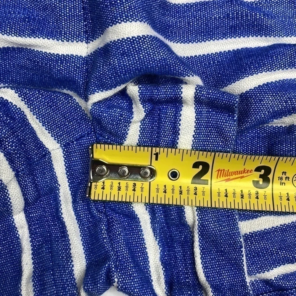 Vineyard Vines Cotton Linen Striped Nautical Sailor Shorts Size 0